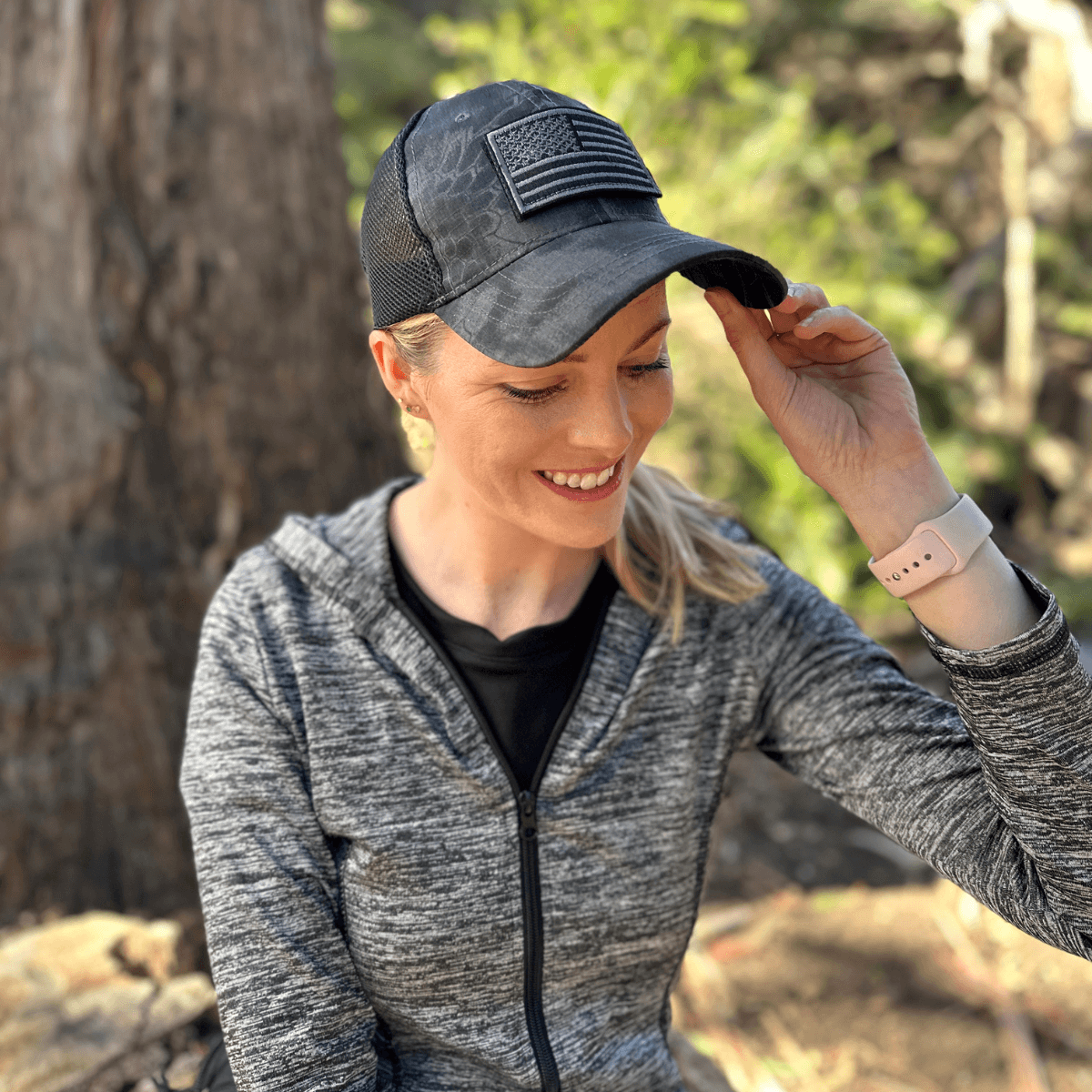 JupiterGear Military-Style Tactical Patch Hat with Adjustable Strap | Breathable &amp; Unisex Jupiter Gear Home