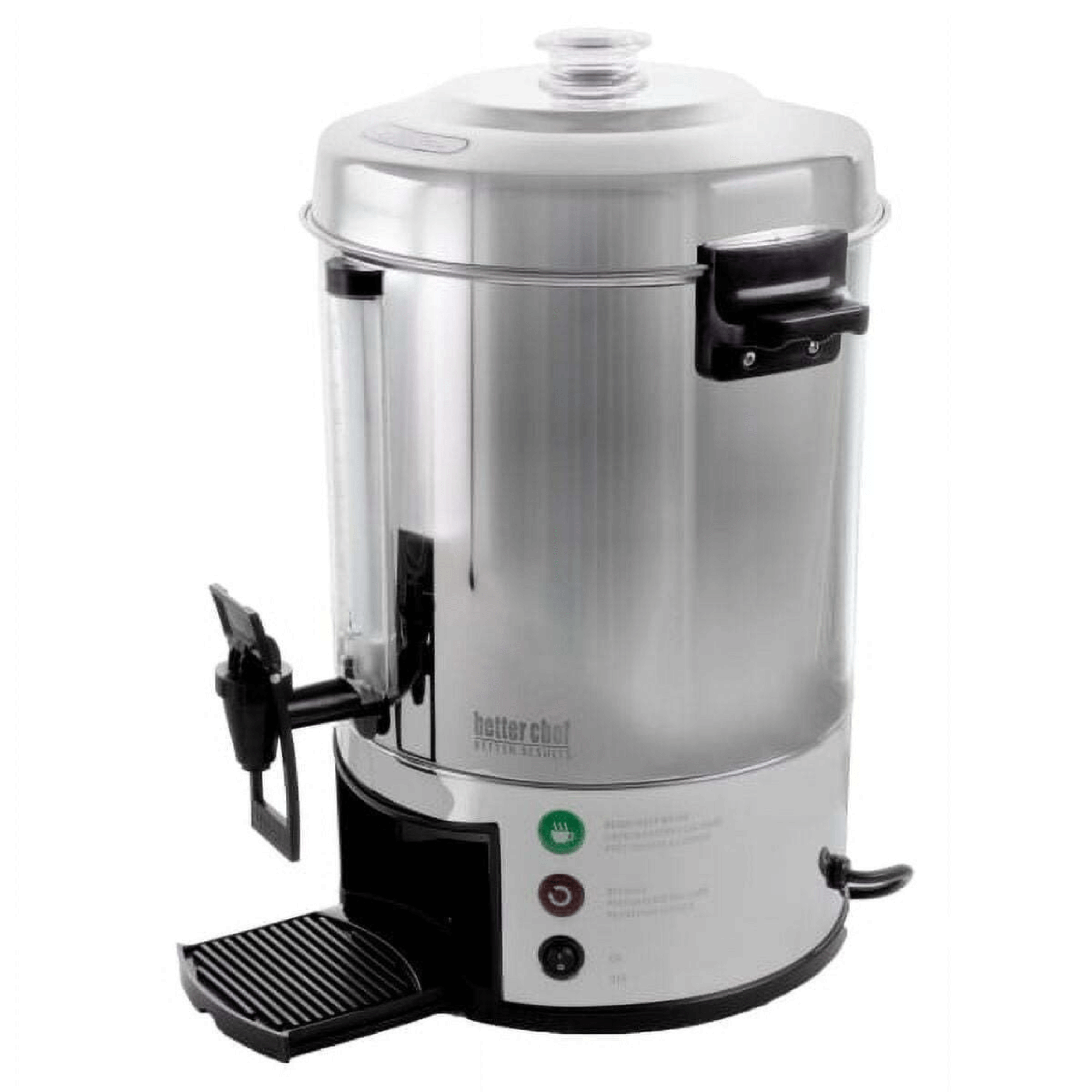 Better Chef 100 Cup Stainless Steel Urn Coffeemaker Jupiter Gear Home