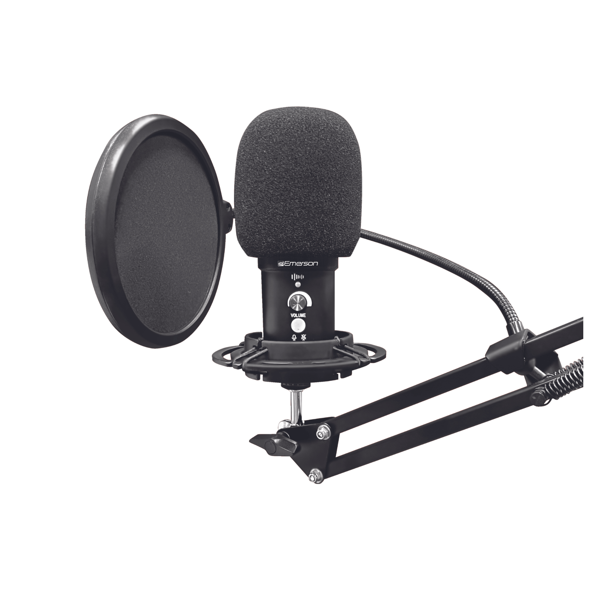 Emerson USB Gaming and Streaming Condenser Microphone Jupiter Gear Home