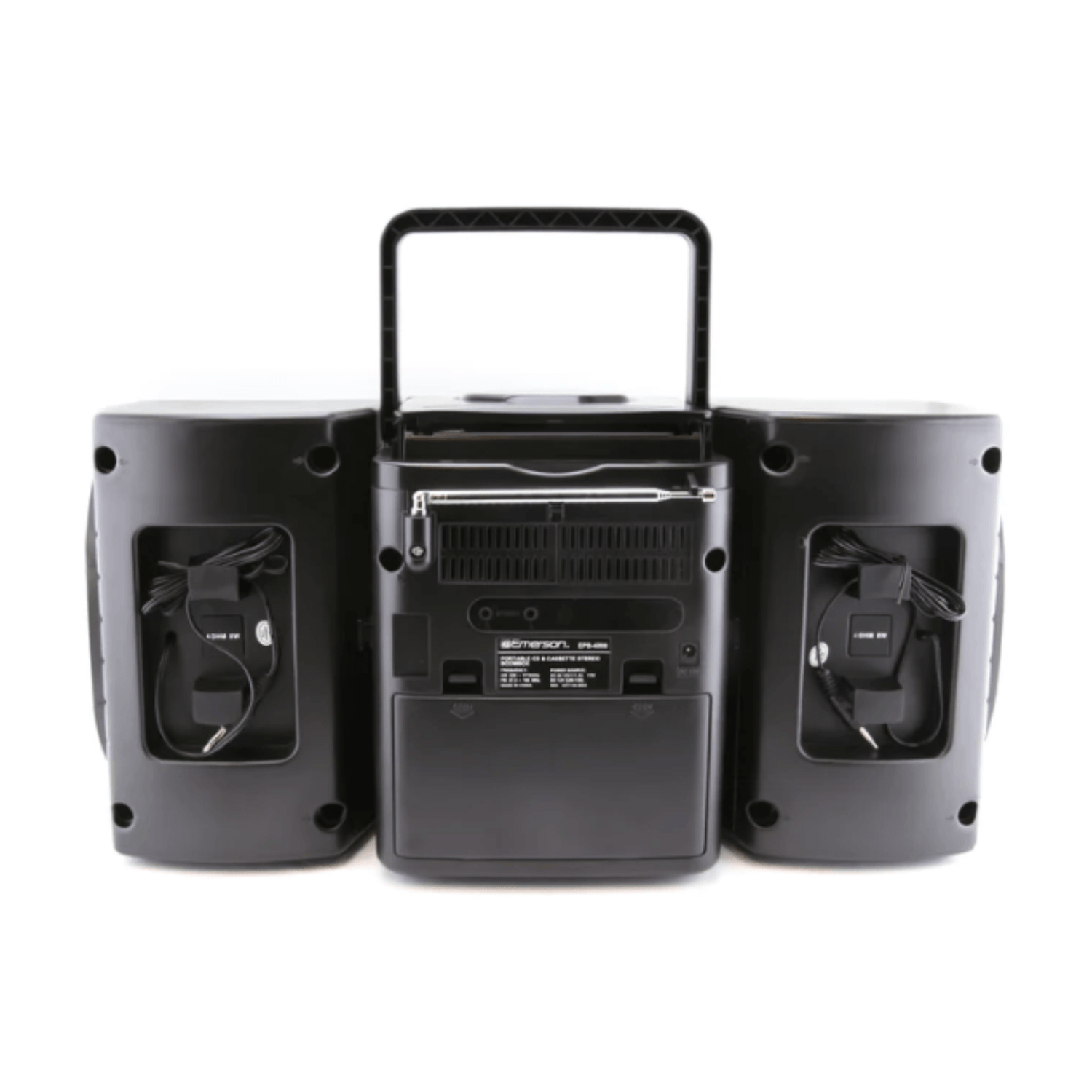 Emerson Portable CD &amp; Cassette Stereo Boombox Jupiter Gear Home