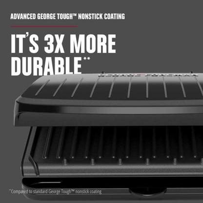 George Foreman 5-Serving Classic Plate Electric Indoor Grill and Panini Press Jupiter Gear Home
