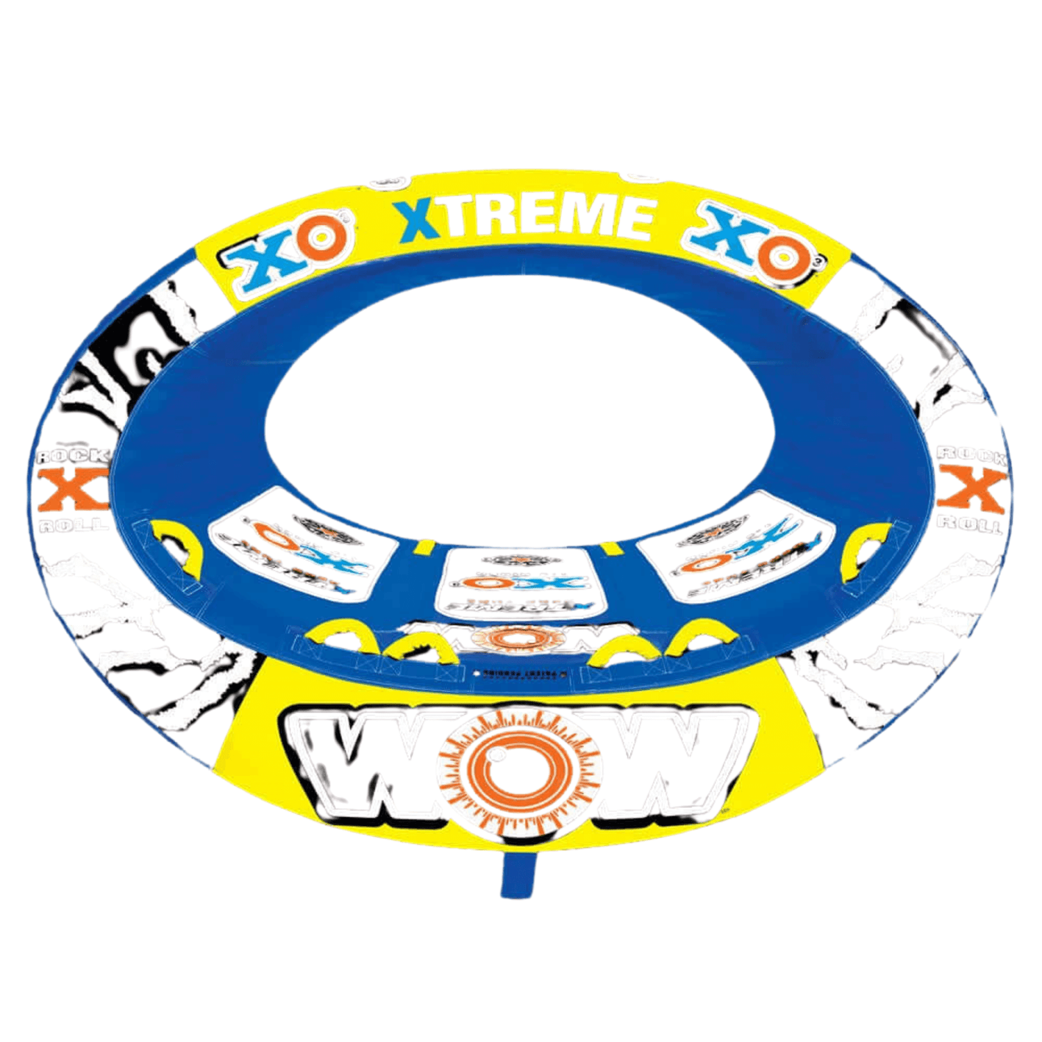 WOW Watersports Xtreme Inflatable Towable Ride-in-Oval for 1 to 3 Persons Jupiter Gear Home