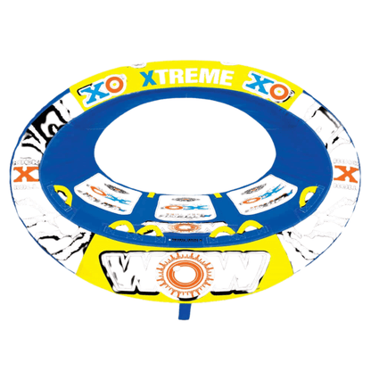 WOW Watersports Xtreme Inflatable Towable Ride-in-Oval for 1 to 3 Persons Jupiter Gear Home