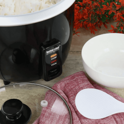 Better Chef 8-Cup - 16-Cup Cooked - Rice Cooker with Measuring Cup and Paddle Jupiter Gear Home