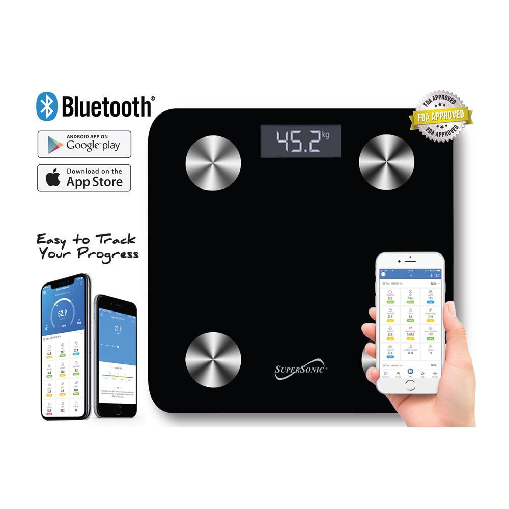 Supersonic Smart Scale Body Composition Analyzer With App Jupiter Gear Home