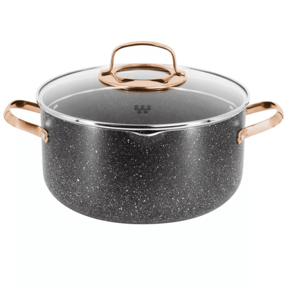 Korkmaz Galaksi 7 Piece Non Stick Aluminum Cookware Set Jupiter Gear Home