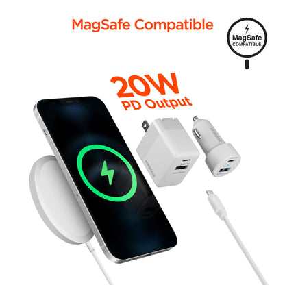 Hypergear Wall &amp; Car Charger Bundle 20W USB-C PD &amp; 12W USB Jupiter Gear Home