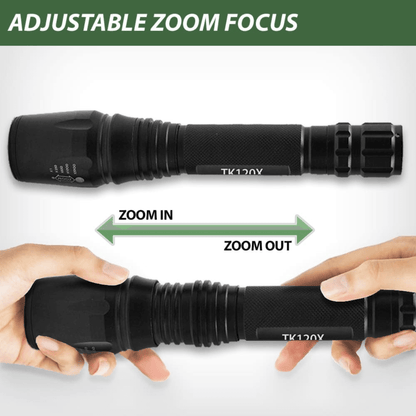 EcoGear FX TK120X LED 18650 Tactical Flashlight Jupiter Gear Home