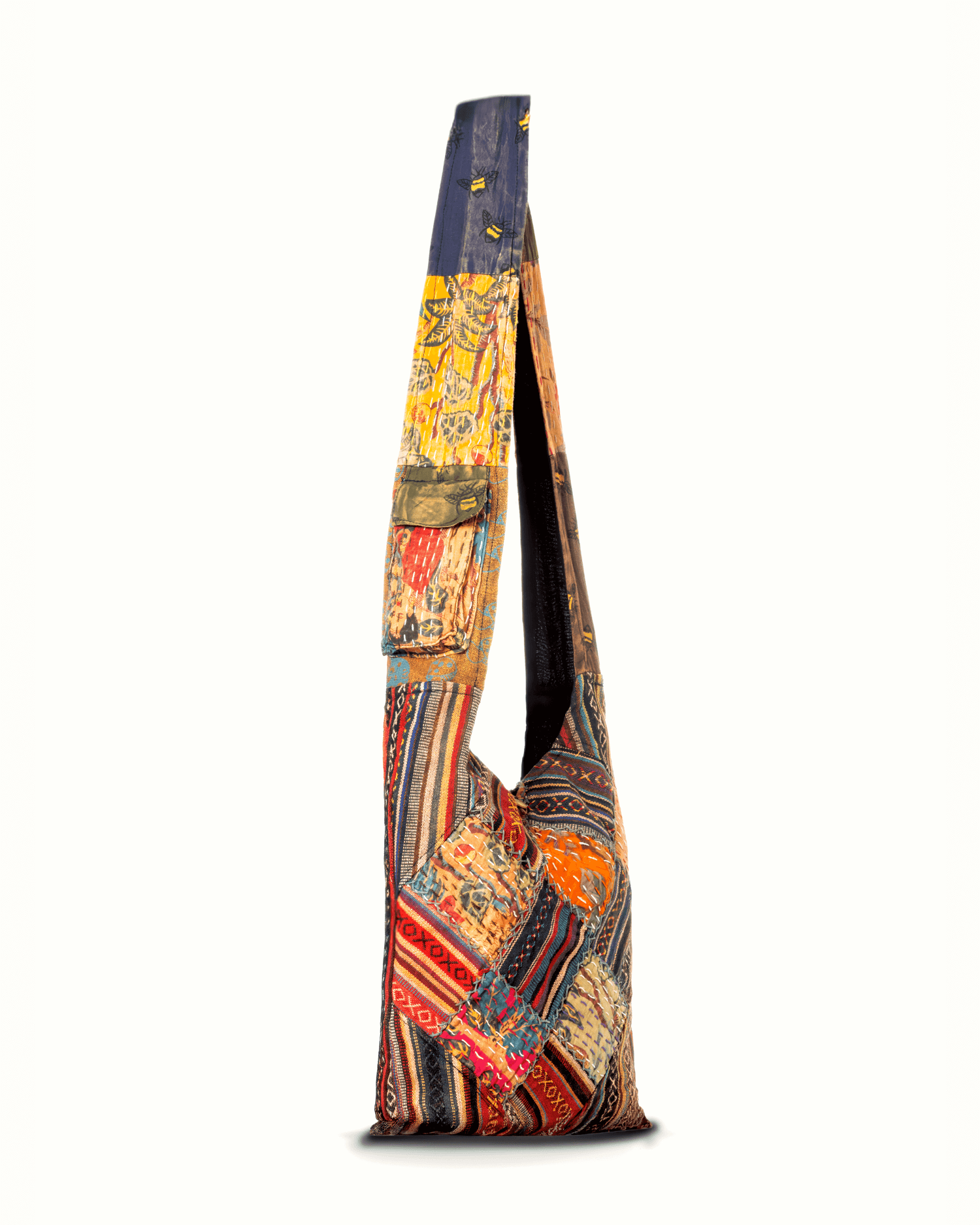 Kathmandu Collection Quilted Patchwork Hobo Bag Jupiter Gear Home