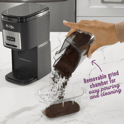 Mr. Coffee Burr Mill Large-Capacity Automatic Coffee Grinder with 12 Custom Grinders Jupiter Gear Home