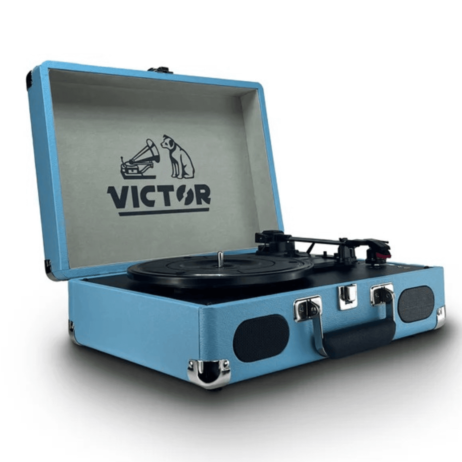 Victor Metro Plus Portable Dual Bluetooth Suitcase Turntable Jupiter Gear Home