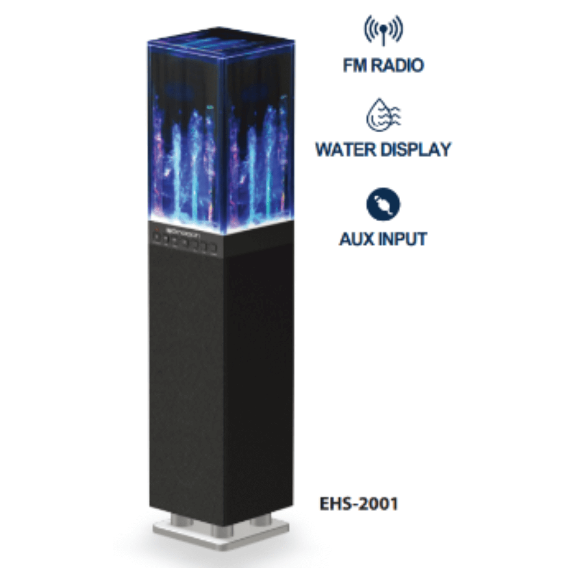 Emerson Dancing Water Light Tower Bluetooth Speaker Jupiter Gear Home