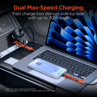 HyperGear SpeedBoost 60W Retractable Car Charger Jupiter Gear Home