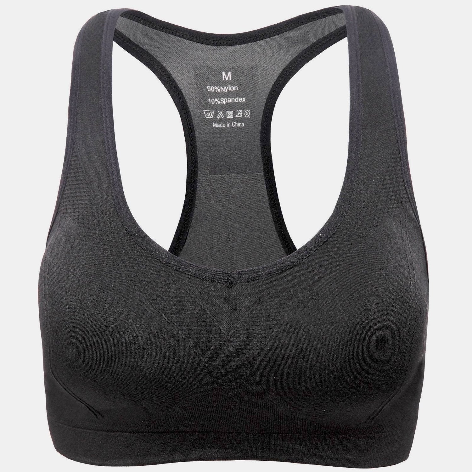 JupiterGear Women’s Stylish Racerback Athletic Sports Bra | Padded Seamless High Impact Support for Yoga, Gym Workouts, Fitness Training and Running Jupiter Gear Home