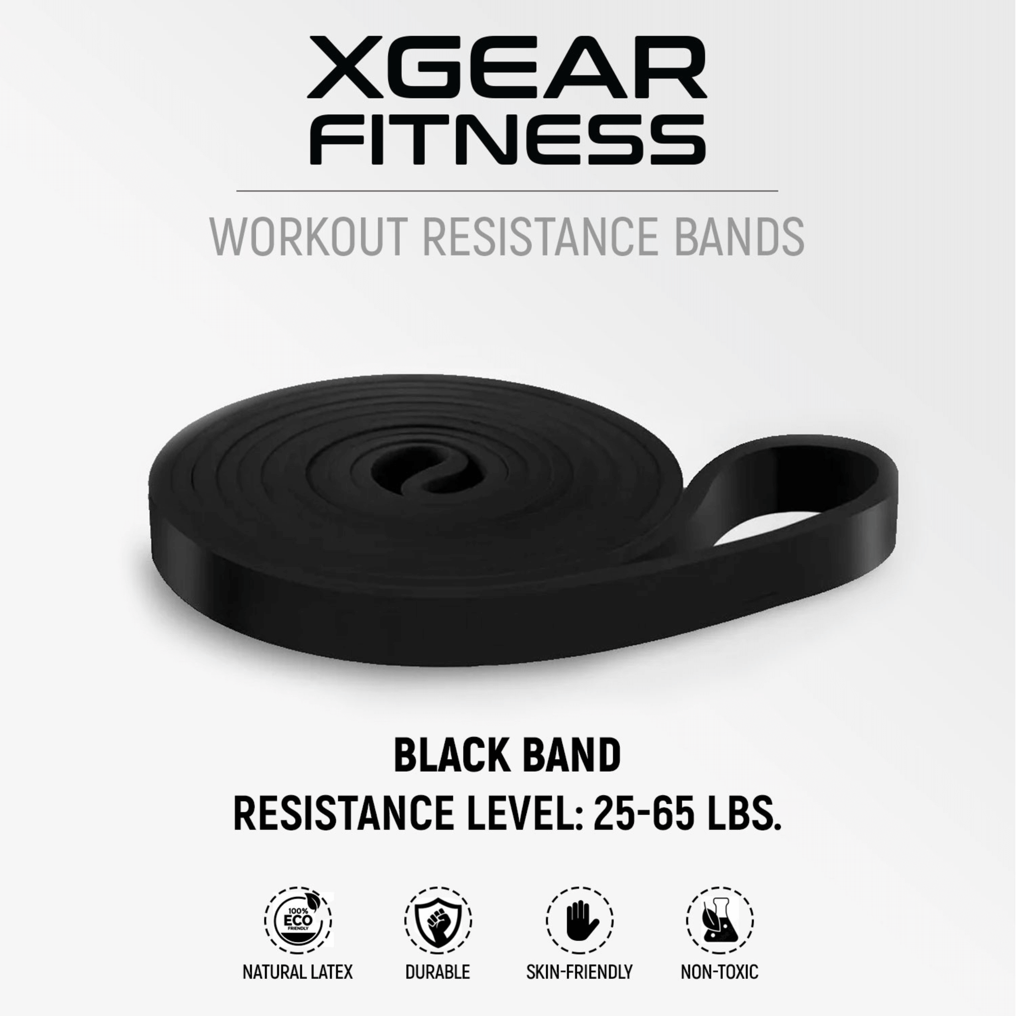 XGear Fitness XG-PRO Heavy Duty Exercise Resistance Bands Jupiter Gear Home