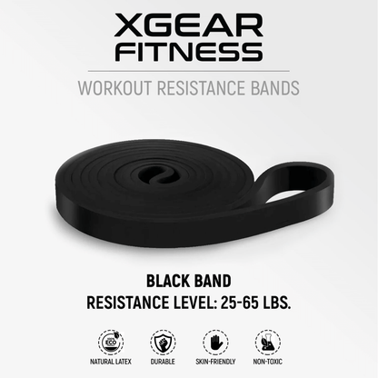 XGear Fitness XG-PRO Heavy Duty Exercise Resistance Bands Jupiter Gear Home