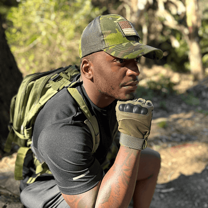 JupiterGear Military-Style Tactical Patch Hat with Adjustable Strap | Breathable &amp; Unisex Jupiter Gear Home