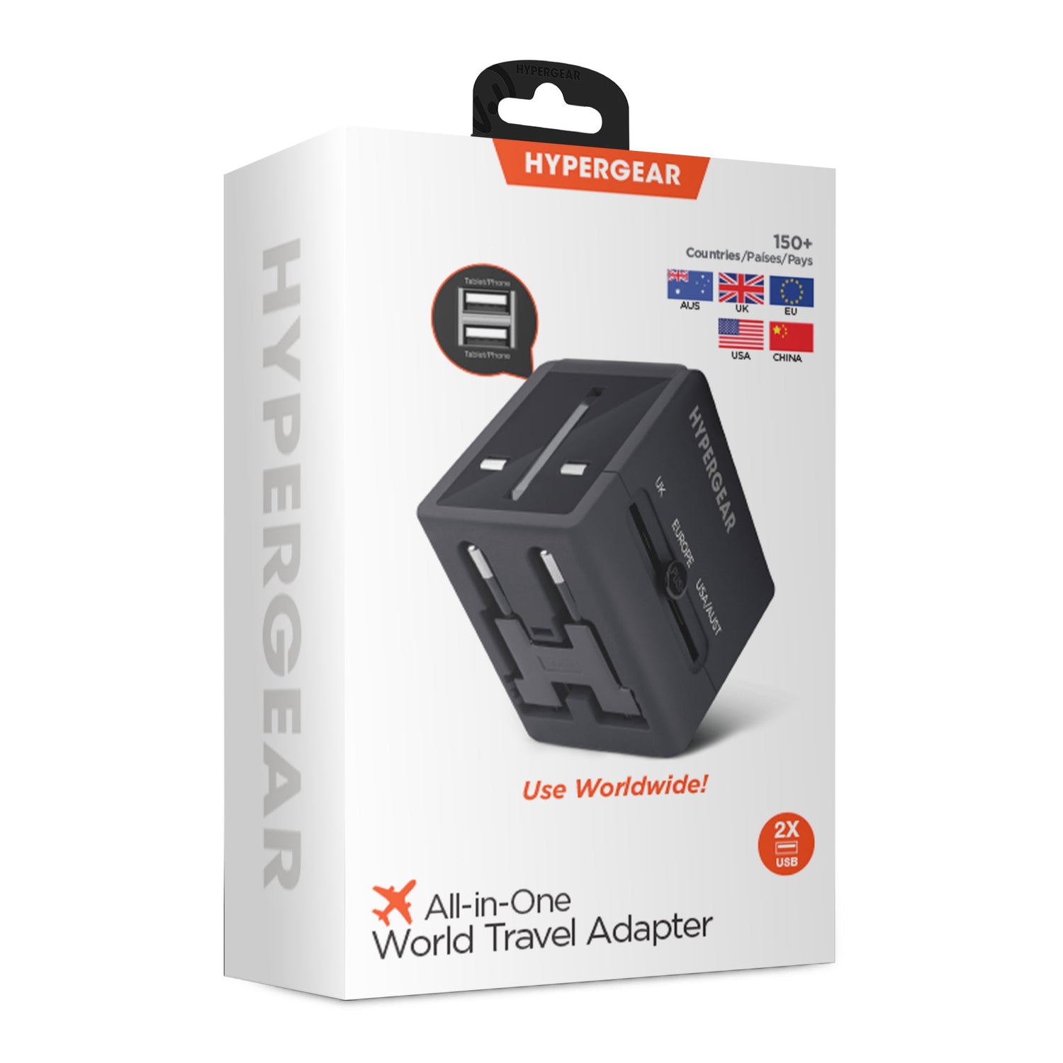 HyperGear All-in-one World Travel Adapter Jupiter Gear Home