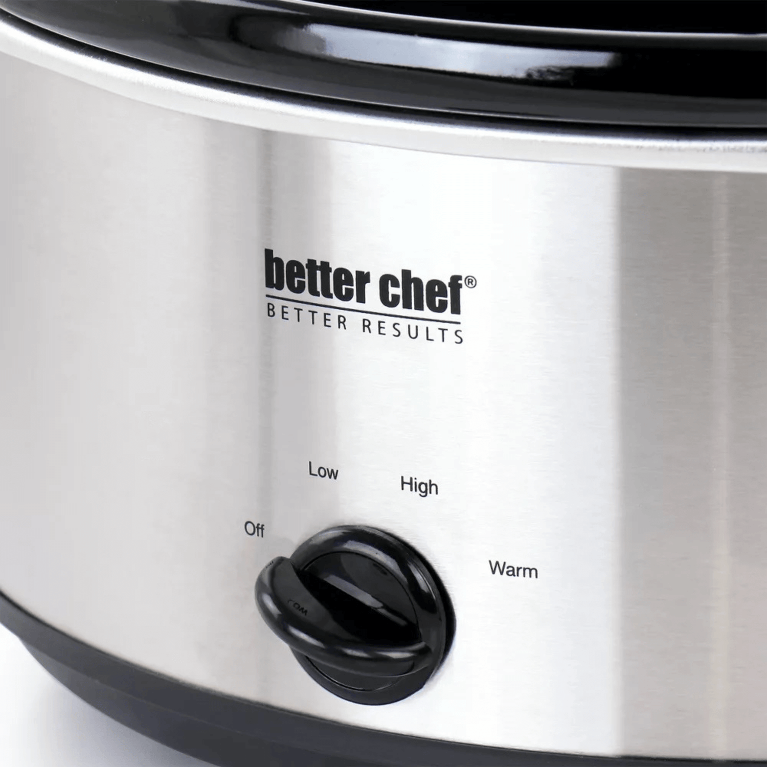 Better Chef 4-Quart Oval Slow Cooker in Brushed Stainless Steel Jupiter Gear Home