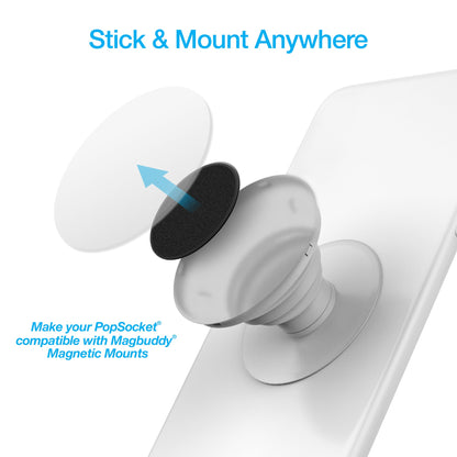 Naztech MagBuddy Universal Round Plates Compatible w Charge Devices Jupiter Gear Home