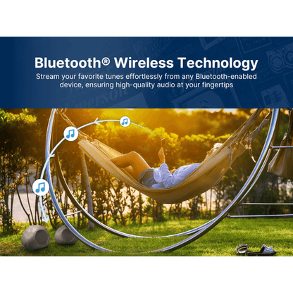 Emerson 1-Pair Mini Pebbles Duo Bluetooth Outdoor Speakers Jupiter Gear Home