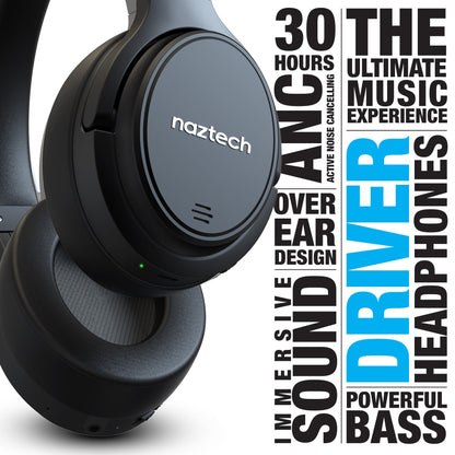 Naztech Driver ANC1000 Wireless Headphones Jupiter Gear Home