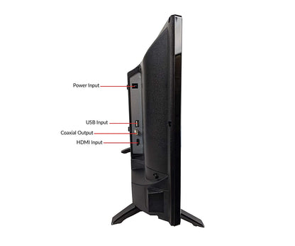 Supersonic 24" 12 Volt ACDC Widescreen LED HDTV with USB, SD Card Reader and HDMI (SC-2411) Jupiter Gear Home