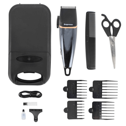 Impress 12-piece USB-C Rechargeable Hair Clipper Kit Jupiter Gear Home
