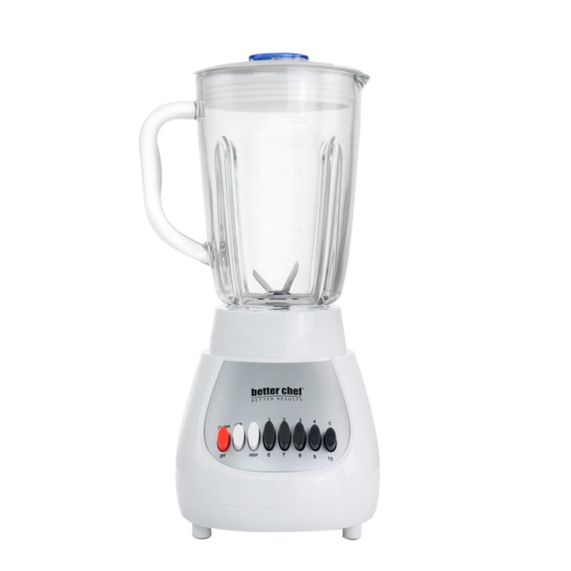 Better Chef Classic 10-Speed 5-Cup Glass Jar Blender Jupiter Gear Home