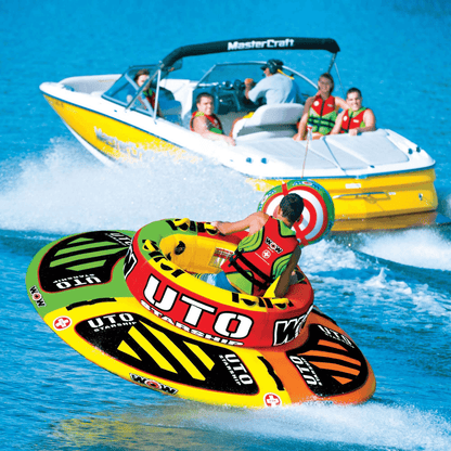 WOW Watersports UTO Starship Up to 5 Person Towable with Outside Deck Jupiter Gear Home