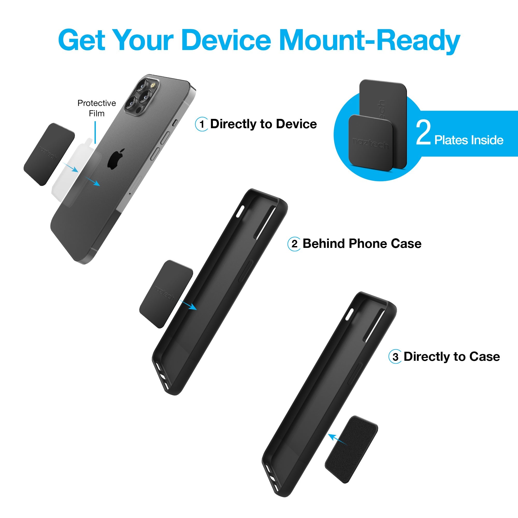 Naztech MagBuddy Elite Windshield Mount with Quick &amp; Easy Installation Jupiter Gear Home