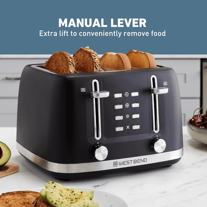 West Bend 4-Slice Multi-Function Toaster with Stainless Accents Jupiter Gear Home