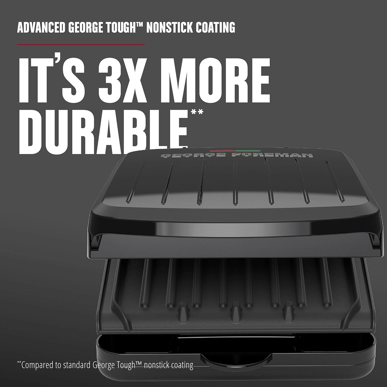 George Foreman 2-Serving Classic Plate Electric Indoor Grill and Panini Press Jupiter Gear Home