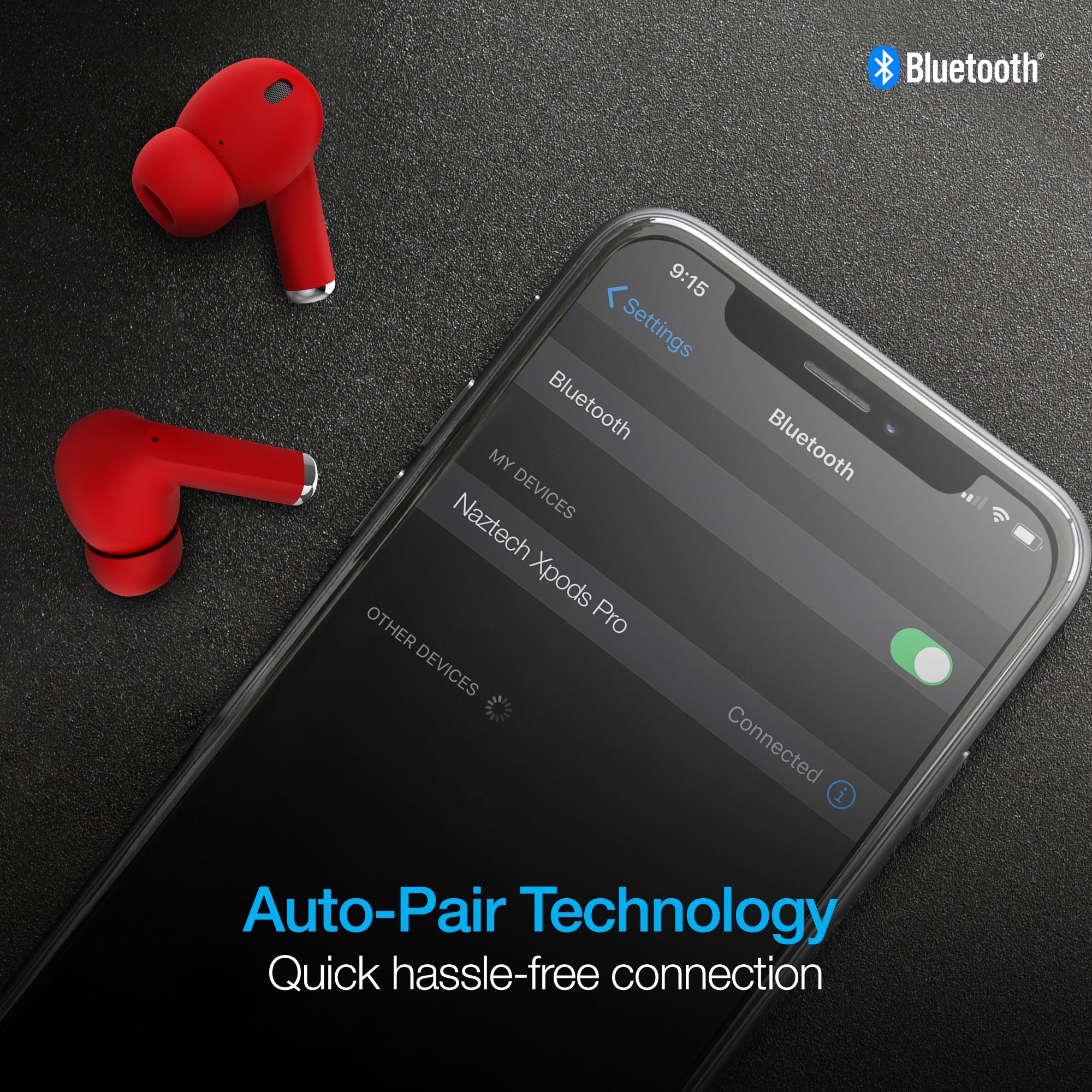 Naztech Xpods PRO TWS with Wireless Charging Case Jupiter Gear Home