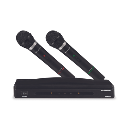 Emerson Professional Dual Microphone Kit with Wireless Transmitter Jupiter Gear Home