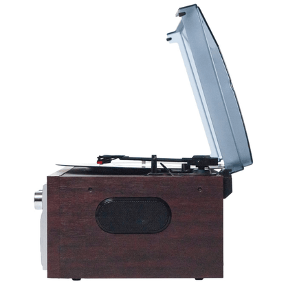 Victor Cosmopolitan 8-in-1 Turntable Music Center Espresso - Refurbished Jupiter Gear Home