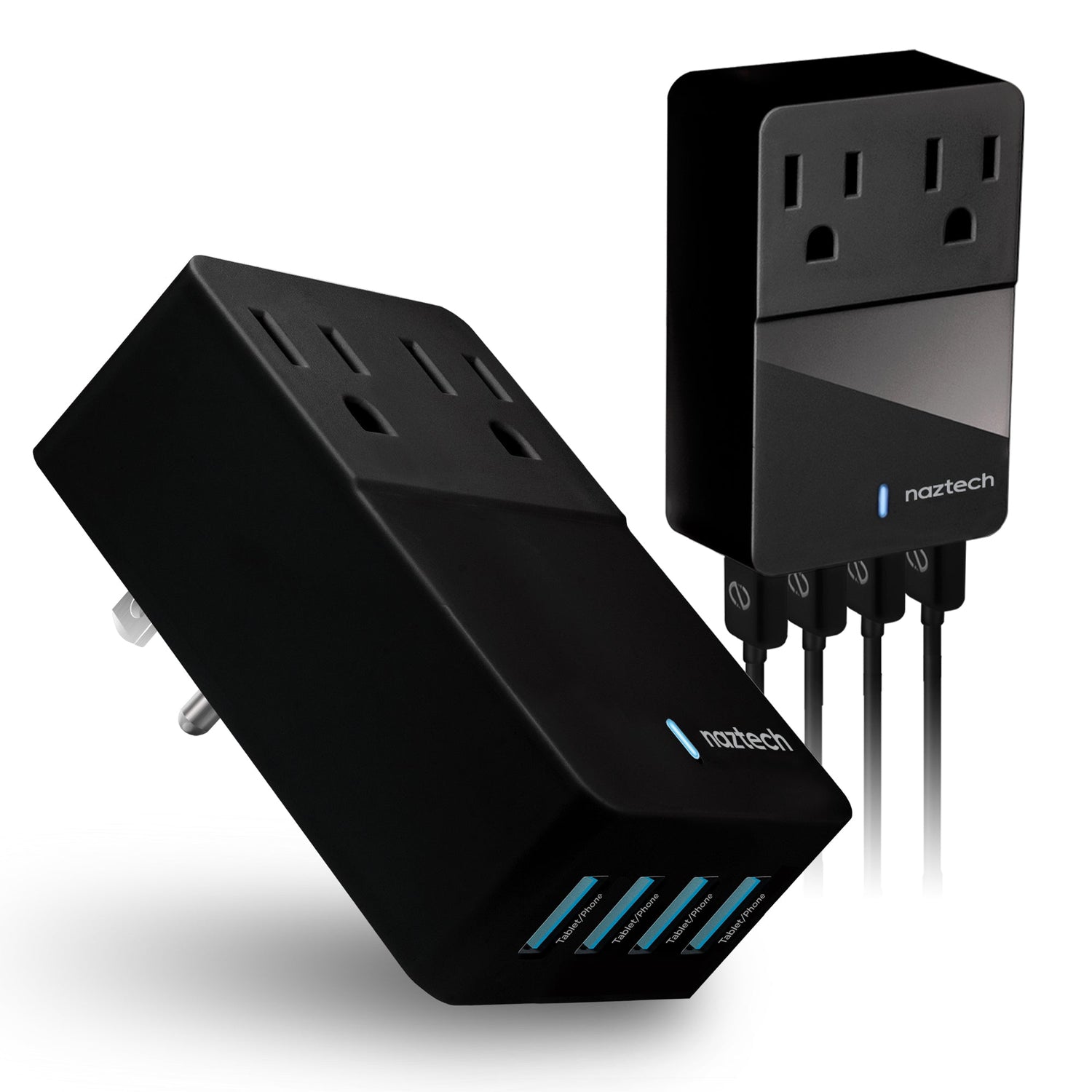 Naztech Fast Multi-Device Charger- 2 Outlets + 4 USB Port Jupiter Gear Home