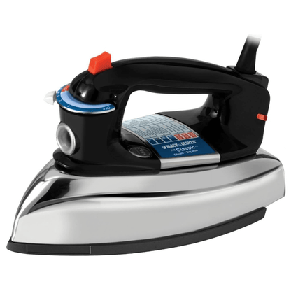 Black &amp; Decker Classic Auto-Shutoff Iron with Aluminum Soleplate Jupiter Gear Home