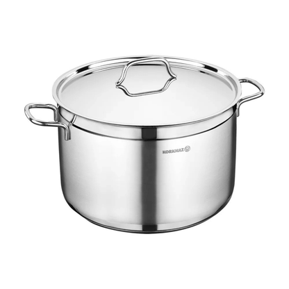 Korkmaz Alfa 11L Stainless Steel Casserole Dish with Lid Jupiter Gear Home