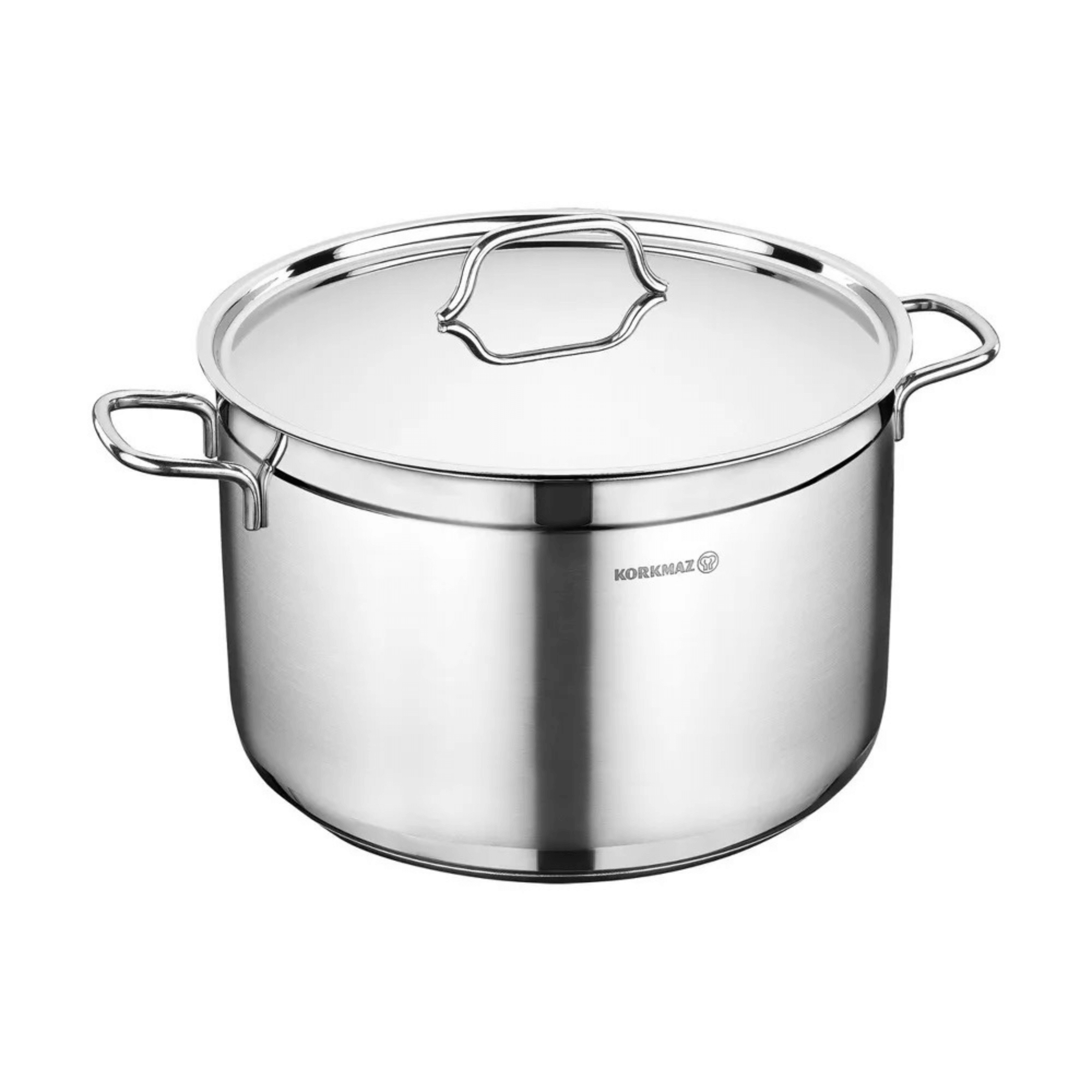 Korkmaz Alfa 14L Extra-Deep Stainless Steel Casserole Dish with Lid Jupiter Gear Home