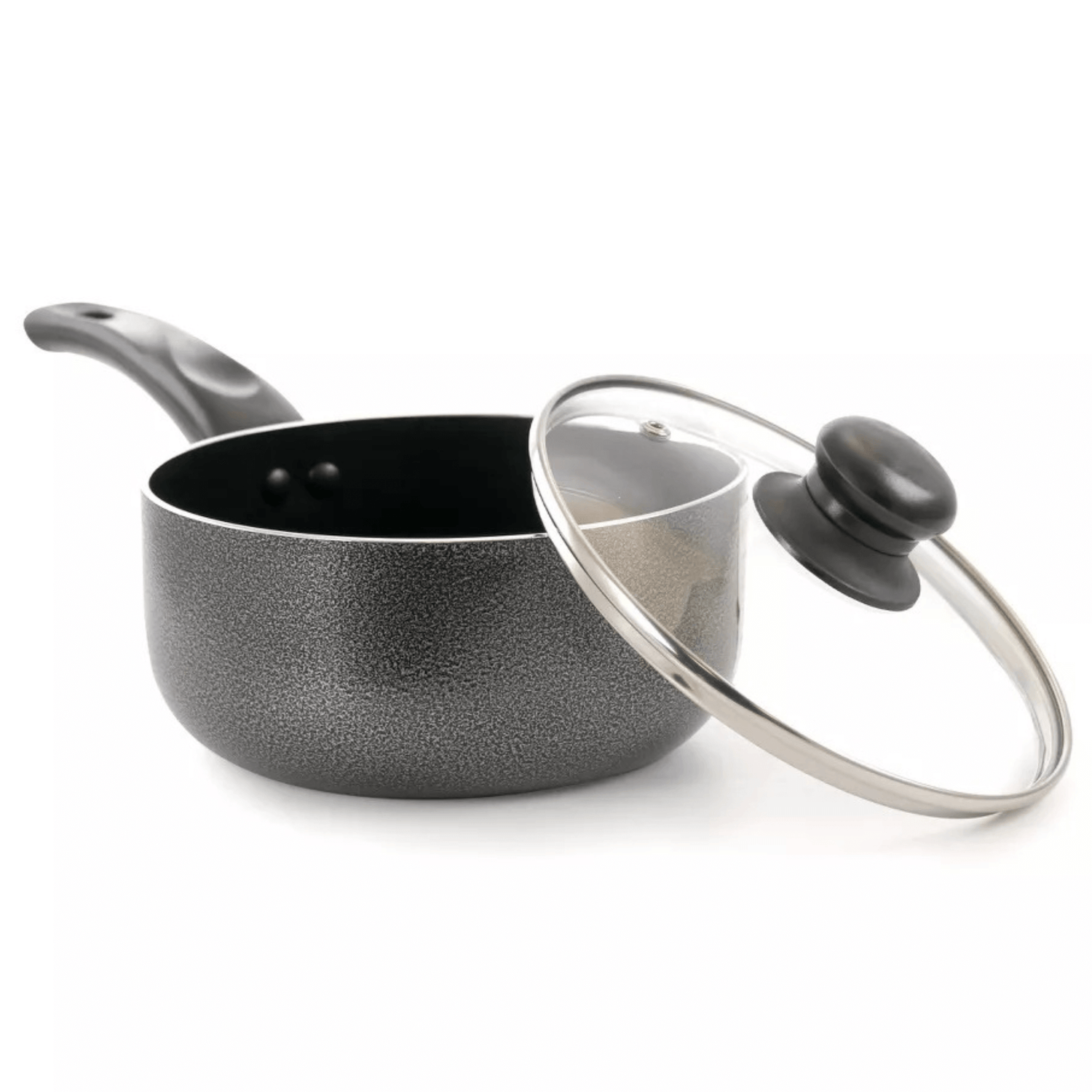 Better Chef 1.5Qt Aluminum Sauce Pan with Glass Lid Jupiter Gear Home