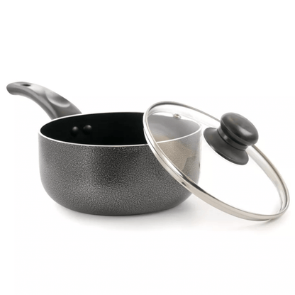 Better Chef 1.5Qt Aluminum Sauce Pan with Glass Lid Jupiter Gear Home
