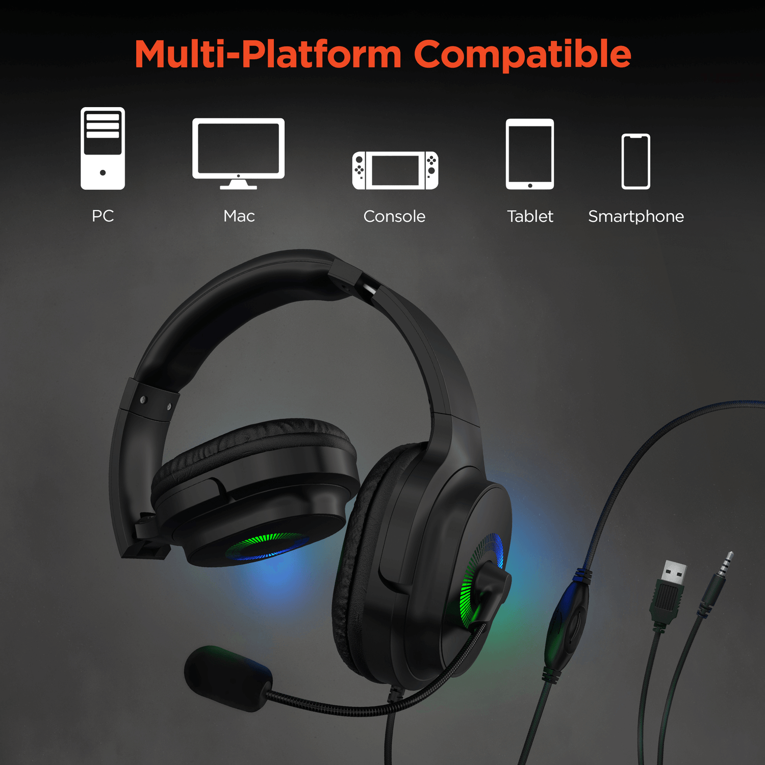 HyperGear V150 Home/Office Stereo Headset Jupiter Gear Home