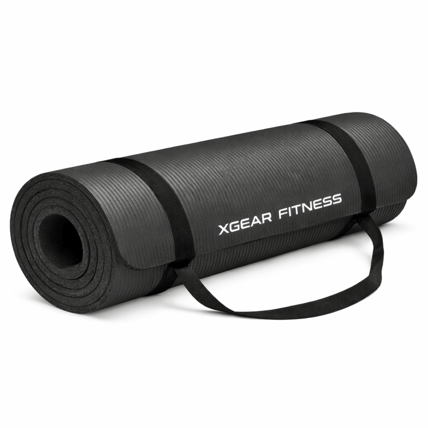 XGear Fitness Thick Travel Yoga Mat with Carrying Strap Jupiter Gear Home