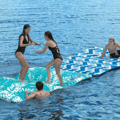 WOW Watersports Teal Palm Leaves Water Walkway Jupiter Gear Home