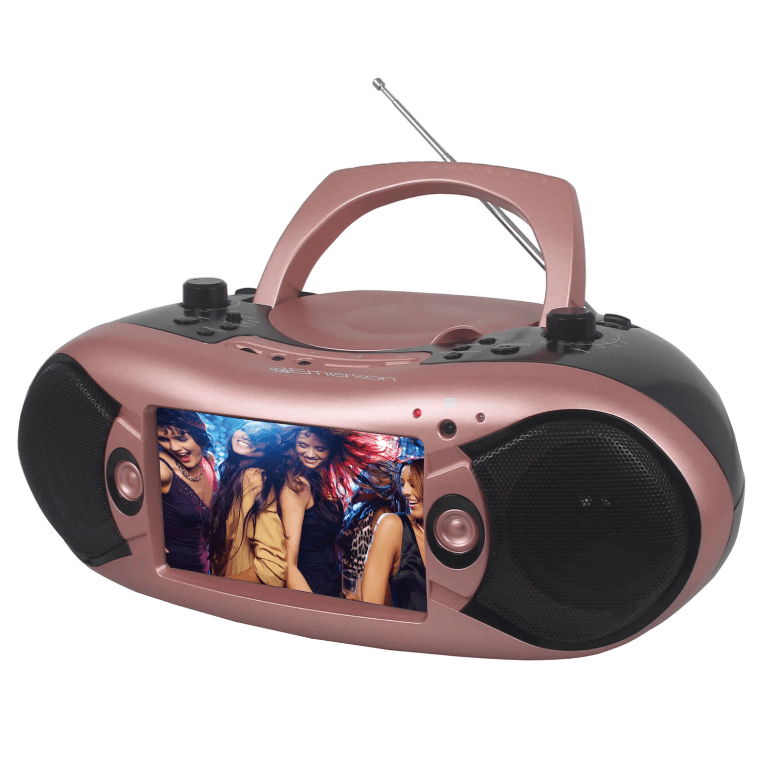 Emerson 7" Bluetooth DVD Boombox with AMFM Radio &amp; Digital TV Jupiter Gear Home