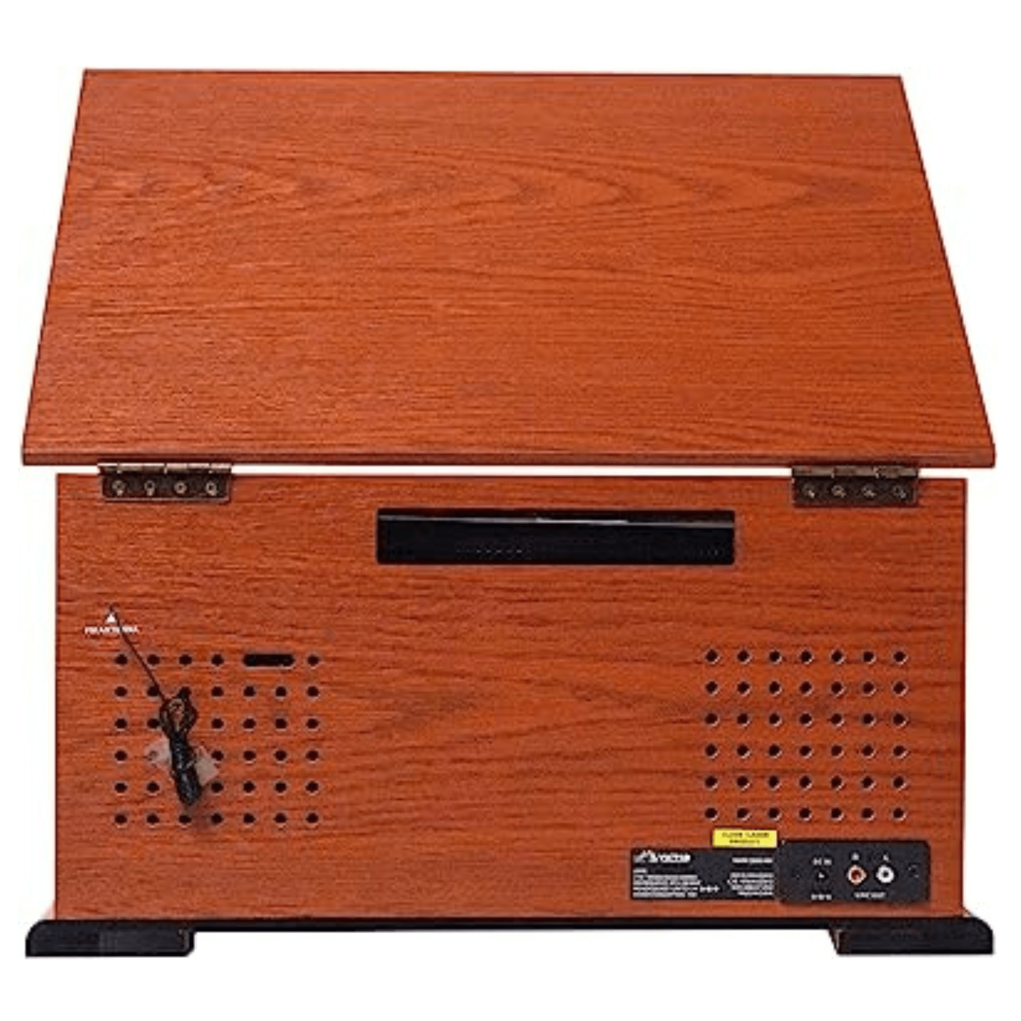 Victor State 7-in-1 Wood Music Center Mahogany - Refurbished Jupiter Gear Home