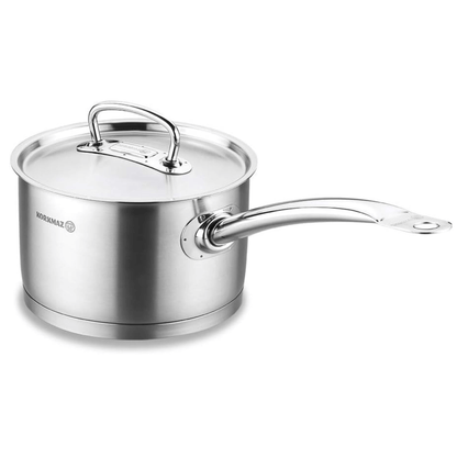 Korkmaz Proline 4Qt Stainless Steel Saucepan with High Profile Lid Jupiter Gear Home