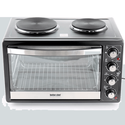 Better Chef Central XL Toaster Oven Broiler with Dual Element Solid Burners Jupiter Gear Home