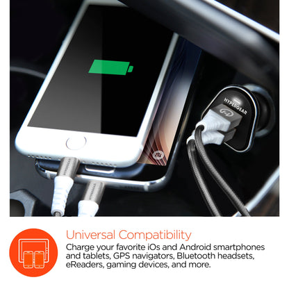 HyperGear Hi-Power Dual USB 3.4A Car Charger Jupiter Gear Home